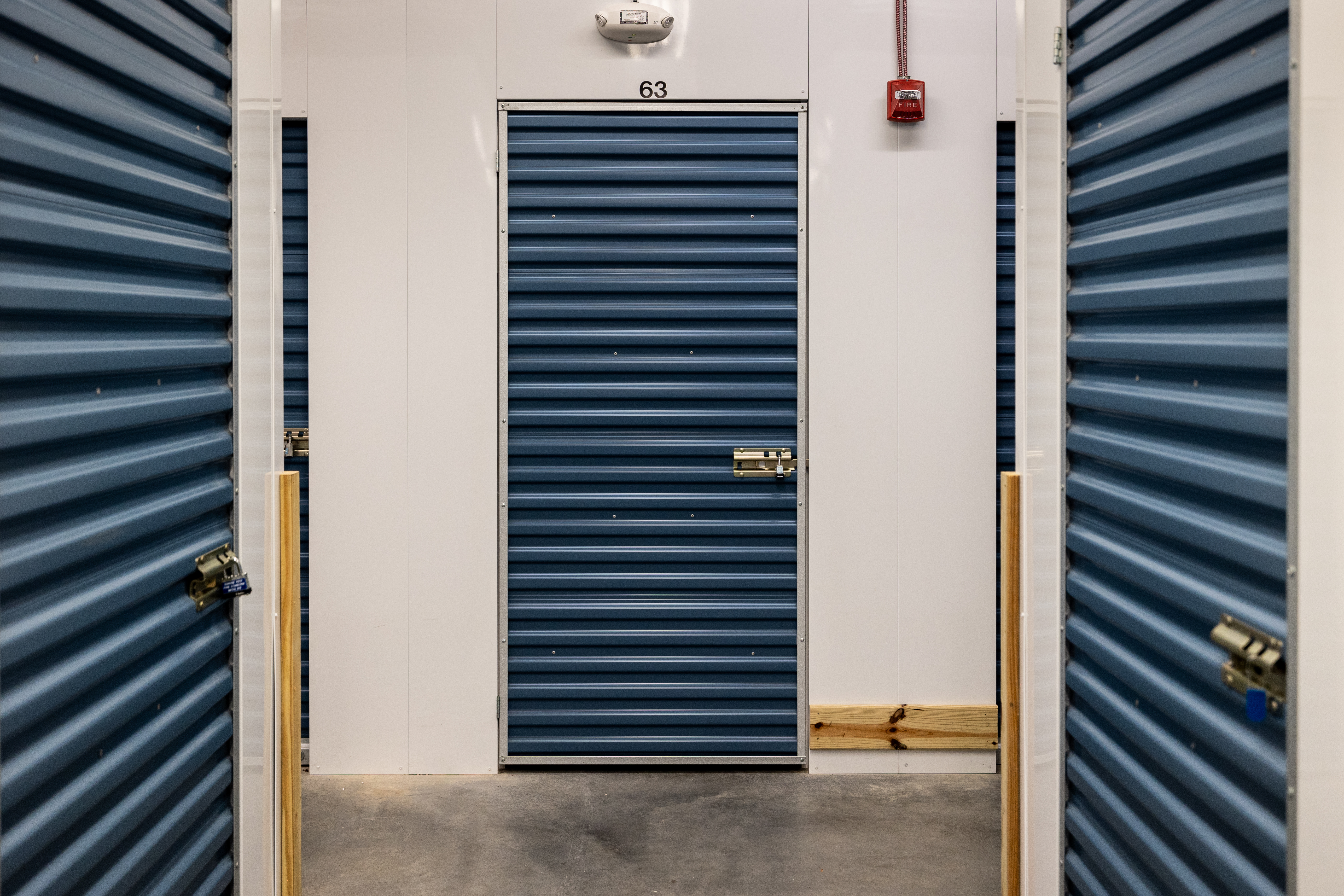 Clean, Well-lit climate controlled storage units with easy drive up access and keypad entry - clean and convenient